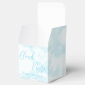 We zitten op Cloud Nine Baby shower Bedankdoosjes (Geopend)