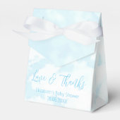 We zitten op Cloud Nine Baby shower Bedankdoosjes (Voorkant Zijde)