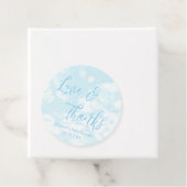 We zitten op Cloud Nine Baby shower Bedankjes Labels (In situ)