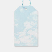 We zitten op Cloud Nine Baby shower Cadeaulabel (Achterkant)