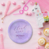 We zitten op Cloud Nine Baby shower Papieren Bordje (Feest)