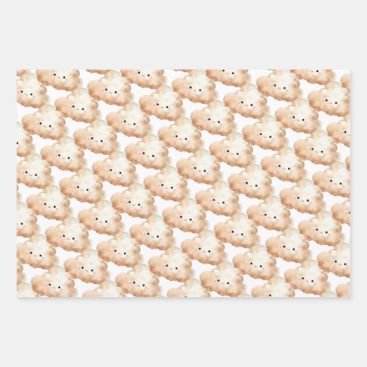 We zitten op een wolk met negen geslachtsneutrale  inpakpapier vel (Voorkant 2)