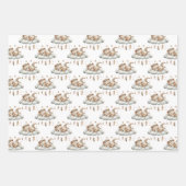 We zitten op een wolk met negen geslachtsneutrale  inpakpapier vel (Voorkant)