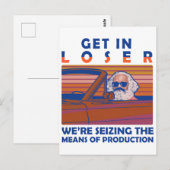 We zoeken de productiemiddelen in. briefkaart (Voorkant / Achterkant)