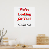 We zoeken je Poster Matte (Keuken)