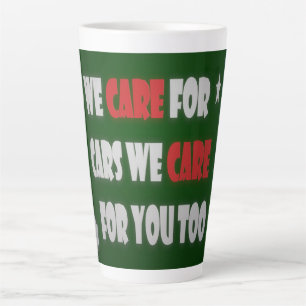 We zorgen voor auto's latte mok