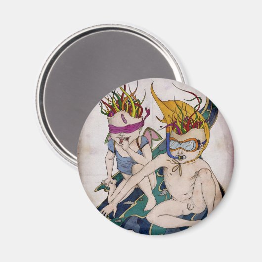 We zouden de wereld redden magneet (Voorkant / Achterkant)