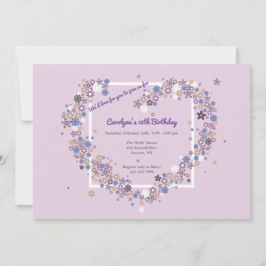 We zouden het leuk vinden als je bij ons komt kaart (Voorkant)