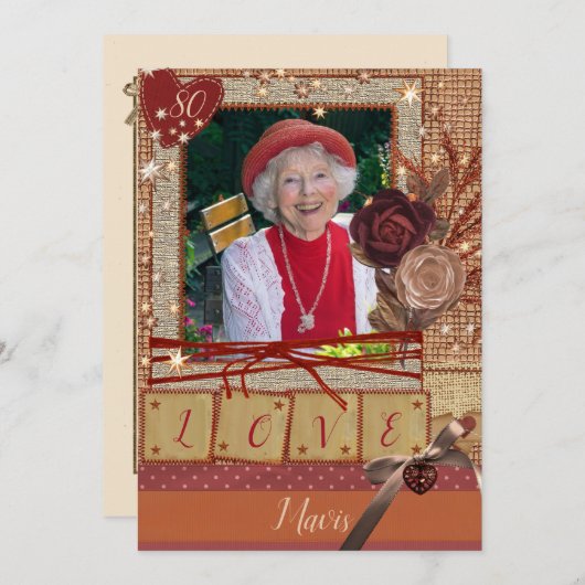 We zouden vereerd zijn als je bij ons in Celebrati Kaart (Voorkant / Achterkant)