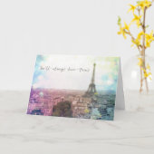 We zullen altijd Parijs hebben | Romantisch Wenska Kaart (Gele Bloem)