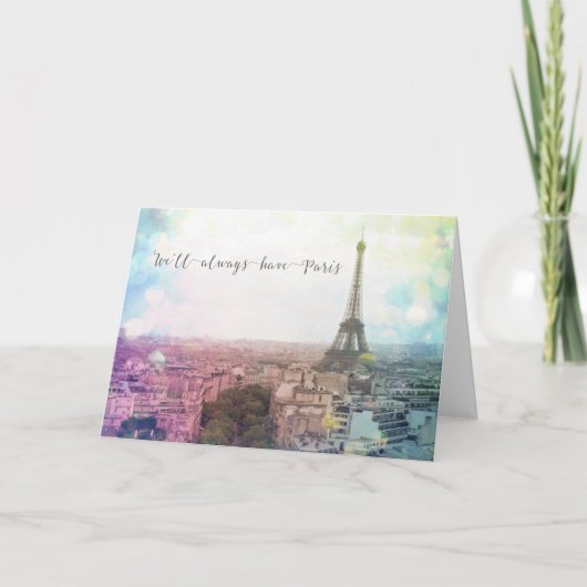 We zullen altijd Parijs hebben | Romantisch Wenska Kaart (Voorkant)