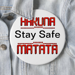 We zullen COVID-19 overleven – een boodschap van k Ronde Button 6,0 Cm