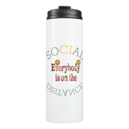 We zullen COVID-19 overleven – een boodschap van k Thermosbeker (Voorkant)