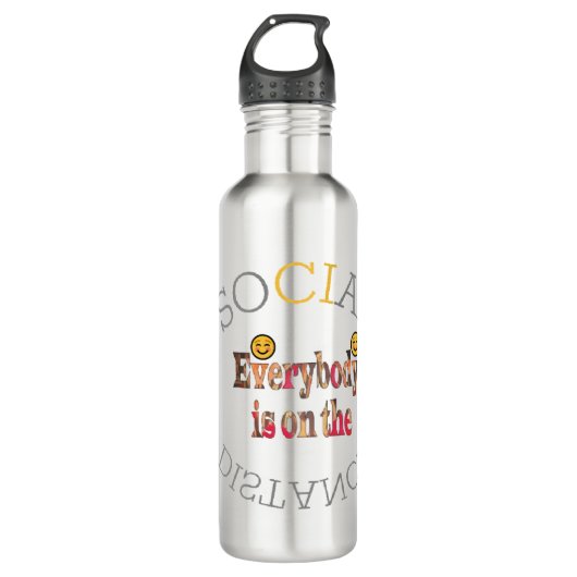 We zullen COVID-19 overleven – een boodschap van k Waterfles (Voorkant)