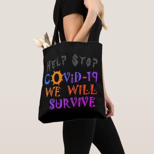 We zullen COVID-19 overleven – kracht en veerkrach Tote Bag (Dichtbij)