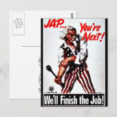 We zullen de baan afmaken! briefkaart (Voorkant / Achterkant)