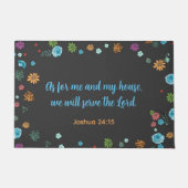 We zullen de Heer dienen Deurmat (Voorkant)