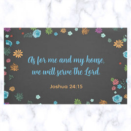 We zullen de Heer dienen Deurmat