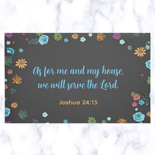 We zullen de Heer dienen Deurmat