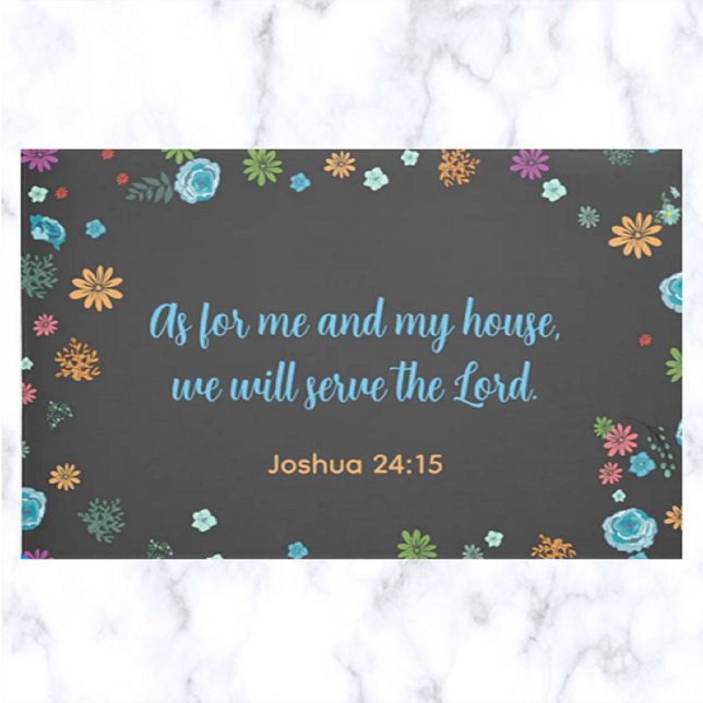 We zullen de Heer dienen Deurmat (Creator heeft geüpload)