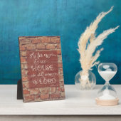 We zullen de Heer dienen - Joshua 24:15 Fotoplaat (Zijkant)