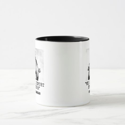 We zullen elke Juan uitzetten - zei: "Jezus nooit" Mok (Midden)