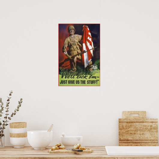 We zullen 'Em' halen Poster (Keuken)