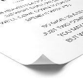 We zullen er zijn bij de herdenkingsbruiloft. poster (Hoek)