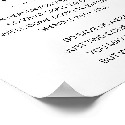 We zullen er zijn bij de herdenkingsbruiloft. poster (Hoek)