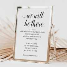 We zullen er zijn Memorial Seat Names Baby shower