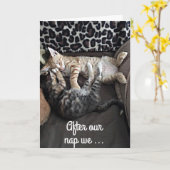 ** WE ZULLEN HAPPY BIRTHDAY ZINGEN** UIT SCHATTIGE KAART (Gele Bloem)