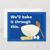 We zullen het door deze glimlachende Cartoon van h Briefkaart (Voorkant / Achterkant)