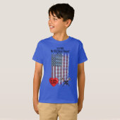 "We zullen het nooit vergeten! 9/11/2001" T-shirt  (Voorkant volledig)