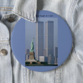 We zullen het nooit vergeten!  9-22-2001 Button (In situ)