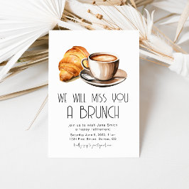 We zullen je een brunch pensioen brunch missen kaart