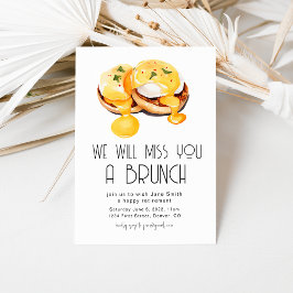 We zullen je een brunch pensioen brunch missen kaart