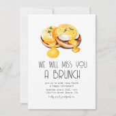 We zullen je een brunch pensioen brunch missen kaart (Voorkant)