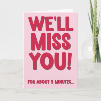 We zullen je Kaart missen.