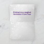 We zullen je kerstfoto missen kaart (Binnen)