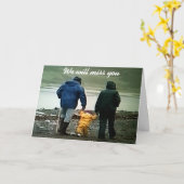 WE ZULLEN JE MISSEN EN JE HET BESTE WENSEN KAART (Gele Bloem)