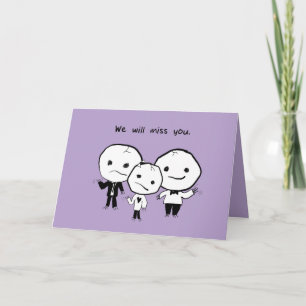 We zullen je missen. Sommigen van ons Kaarten