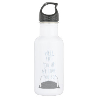 We zullen je opeten We houden zoveel van je! Waterfles