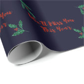 We zullen je sociale vervormende kerst missen. cadeaupapier (Rol Hoek)