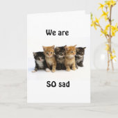 WE ZULLEN JE ZO VEEL MISSEN! KAART (Gele Bloem)