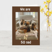 WE ZULLEN JE ZO VEEL MISSEN! KAART (Gele Bloem)