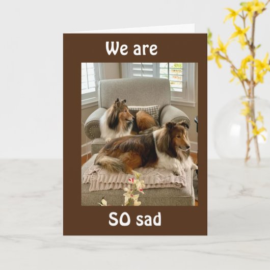 WE ZULLEN JE ZO VEEL MISSEN! KAART (Gele Bloem)