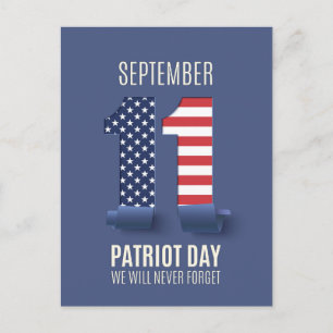We zullen nooit 911 vergeten briefkaart