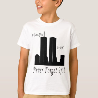 We zullen nooit 9/11 vergeten t-shirt