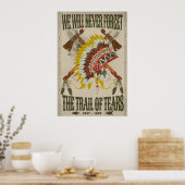 We zullen nooit het spoor van tranen vergeten poster (Keuken)