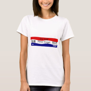 We zullen nooit tshirt vergeten